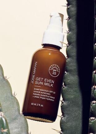 Josie maran mini get even sun milk spf 33, 15 ml2 фото