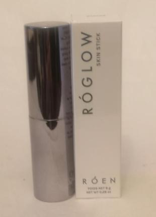 Кремовий хайлайтер-стик róen róglow skin stick в оттенке glazed, 8 гр.4 фото