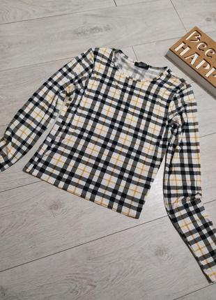 Реглан в клеточку, кофта.