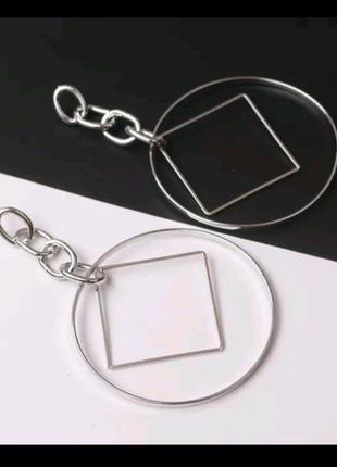 Крутяцькі великі геометричні сережки