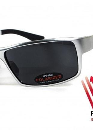 Очки поляризационные bluwater alumination-1 silver polarized (gray) серые