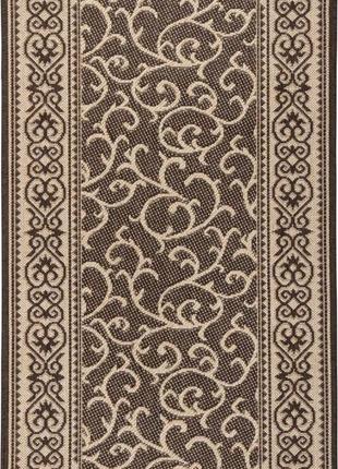 Ковер безворсовый karat naturalle 1918/91 0.80x1.50 м прямоугольный коричневый1 фото