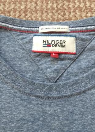 Tommy hilfiger denim футболка оригинал (l)3 фото