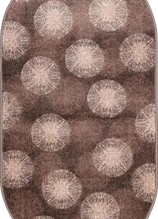 Ковер karat sonata 22010/130 0.80x1.50 м овальный коричневый