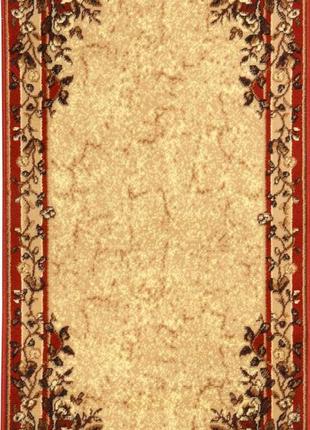 Ковер karat gold 392/22 0.80x1.50 м прямоугольный красный бежевый