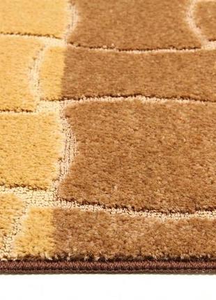 Набір килимків для ванної кімнати та туалету relana elana sariyer 60x100 + 60x50 см коричневий4 фото