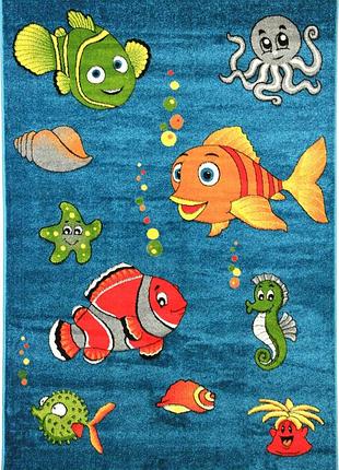 Ковер karat kolibri 11381/140 1.60x2.30 м прямоугольный голубой