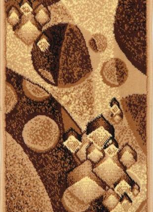 Ковер karat gold 243/12 0.50x0.80 м прямоугольный бежевый коричневый