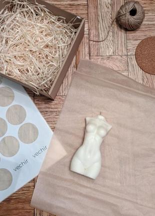 Свеча тело, женское тело, торс. скульптура, тело, женское тело 15 см