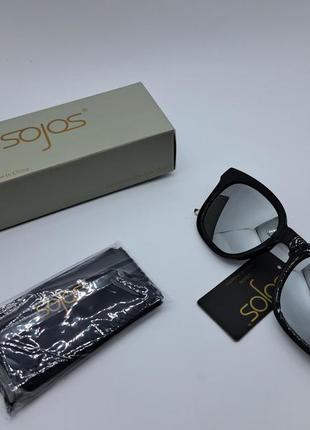 Классические квадратные поляризованные солнцезащитные очки sojos для женщин *01222 фото
