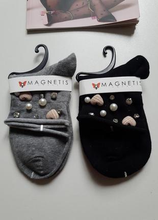 Женские носки с аппликацией magnetis