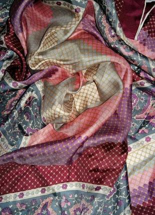 Винтажный шелковый платок подписной m. me marc /4243/