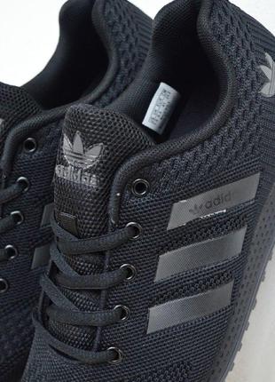 Adidas черные, сетка мужские кроссовки, мужские кроссовки унисекс адидас6 фото