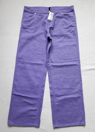 Актуальные фирменные джинсы с широкими штанинами divided h&m6 фото