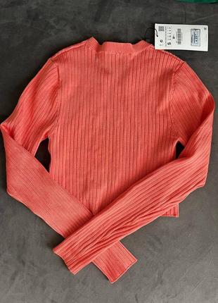 Укороченный лонгслив /топ zara 5