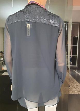 Блуза arda tex туреччина блузка шифоновая сорочка рубашка2 фото