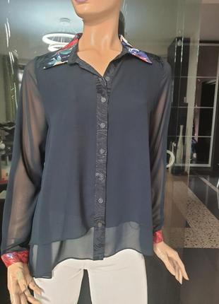 Блуза arda tex туреччина блузка шифоновая сорочка рубашка