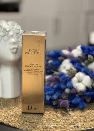 Оригінал відновлювальний лосьйон для обличчя dior prestige lotion essence de rose