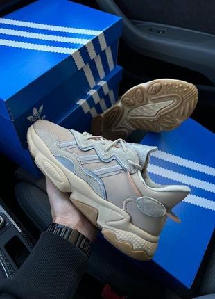 Кроссовки adidas originals ozweego beige