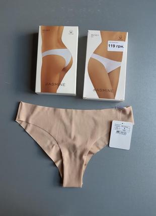 Хлопковые трусики бразилиана с бесшовными краями  mickey от jasmine lingerie