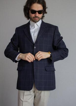 Пиджак wool and cashmere, в клетку жакет