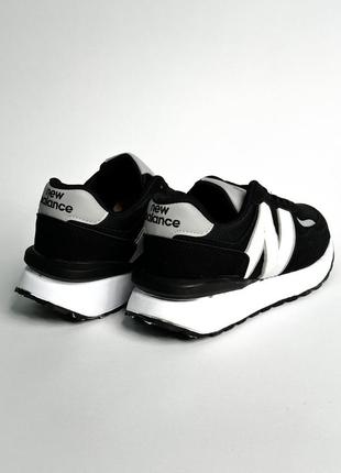 📌 удобные new balance running black white кроссовки черные белые темно серые свет серые пена2 фото