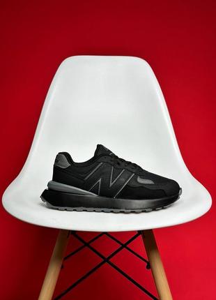 📌 удобные new balance running black white кроссовки черные белые темно серые свет серые пена!заходи