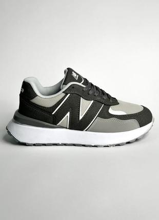 📌 зручні new balance running black white кросівки чорні білі темно сірі світло сірі піна й