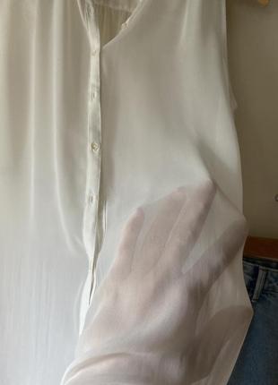 Кофта з перлинами, сорочка без рукавів, стильна кофта легка6 фото