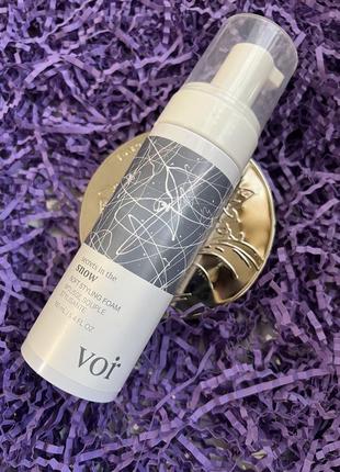 Пінка-мус для стайлінгу та догляду за кучерявим волоссям voir haircare secrets in the snow soft styling foam