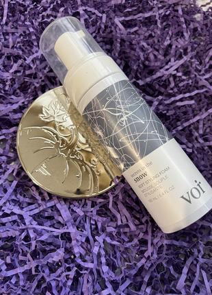 Пенка-мусс для стайлинга и ухода за кудрявыми волосами voir haircare secrets in the snow soft styling foam4 фото