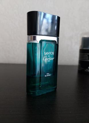 Santos de cartier eau de sport 30ml, vintage, оригинал, винтаж1 фото