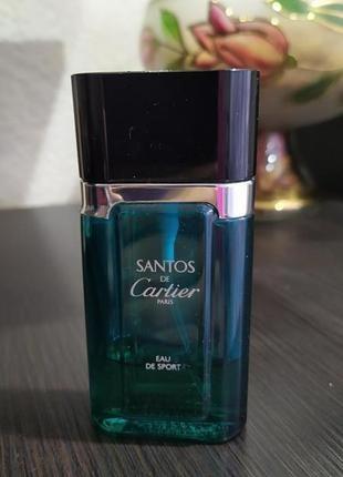 Santos de cartier eau de sport 30ml, vintage, оригінал, вінтаж2 фото