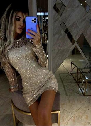 Платье-сетка