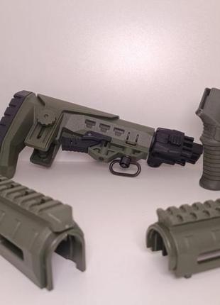 Комплект для зброї dlg tactical олива на ак74