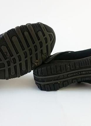 Обувь оригинал из европы. высокое качество. спортивные сандалии skechers. кожаные.5 фото