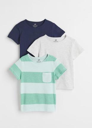 Футболка h&amp;m зеленая, 4-6 лет (0122-3)