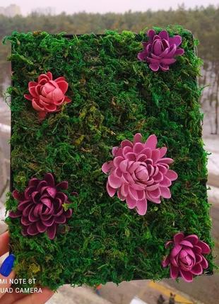 Картина з моху  ручна робота мох еко картина стабілізований мох