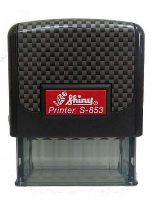 Оснастка пластмасова для штампа 18х47мм  "карбон"