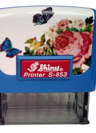 Оснастка пластмасова для штампа 18х47мм td-006 "роза"