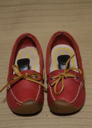 Отличные бордовые фирменные кожаные мокасины keen сша 38 р.