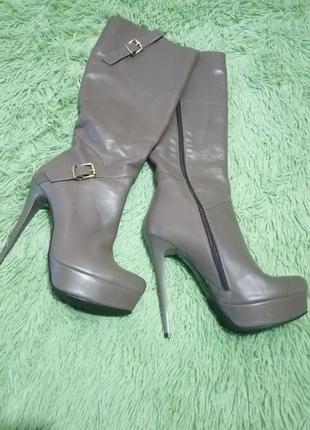 Нові чоботи з натуральної шкіри )розпродуємо зі складу!