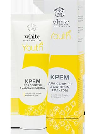 Крем для обличчя youth з матовим ефектом white mandarin