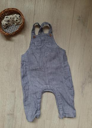 Летний комбинезон matalan 3-6 мес лен коттон