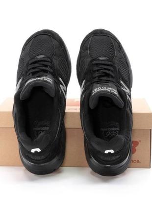 Кросівки чоловічі  замшеві new balance 993 black10 фото