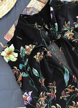Блузка в квітковий принт h&m4 фото