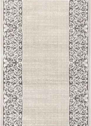 Ковер karat sonata 22002/116 0.80x1.50 м прямоугольный светло серый1 фото