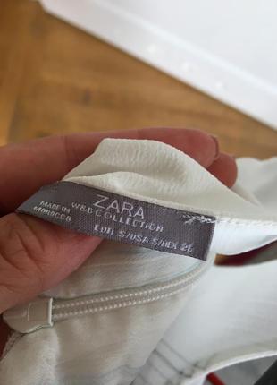 Оригинальная ассиметричная летняя блуза zara3 фото