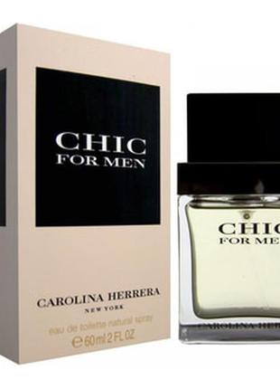 Carolina herrera chic for men,60мл туалетна вода1 фото