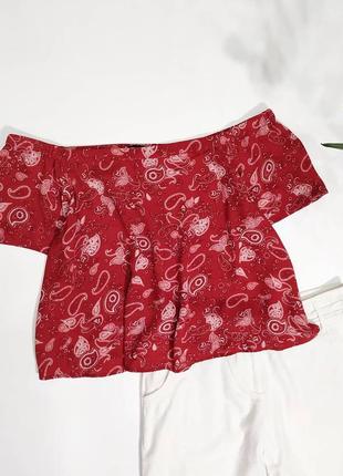 ❤️ шифонова блуза на плечі